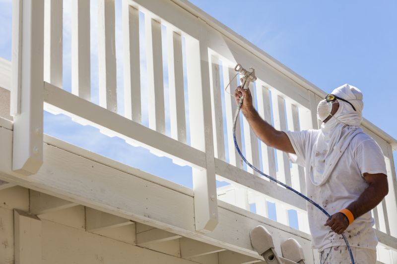 Exterior Painting of Balconies and Railings